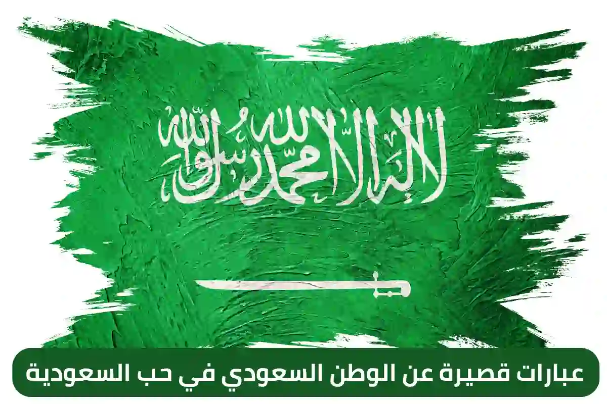 عبارات قصيرة عن الوطن السعودي في حب السعودية