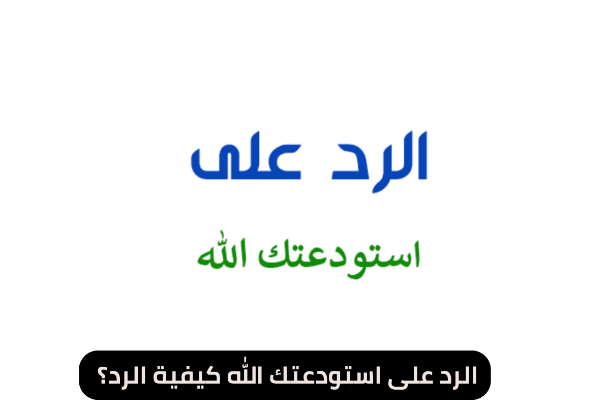 الرد على استودعتك الله كيفية الرد؟