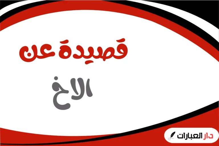 قصيدة عن الاخ